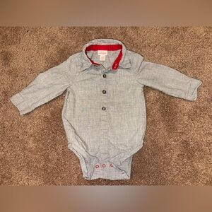 Cat & Jack Gray and Red Bodysuit